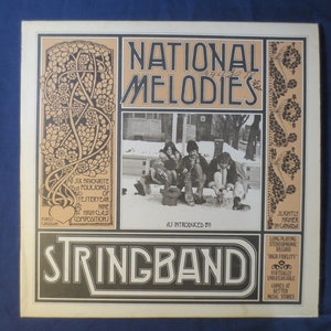 STRINGBAND Album, NATIONAL MELODIES, Stringband Record, Stringband Vinyl, Stringband Lp, Bluegrass Album, lps, Vintage Records, 1975 Records