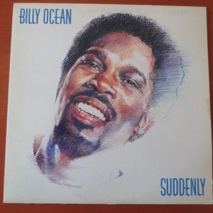 BILLY OCEAN, SUDDENLY, Billy Ocean Record, Billy Ocean Album, Billy Ocean Lp, Pop Records, Vinyl Record, Vinyl, Vintage Record, 1984 Records