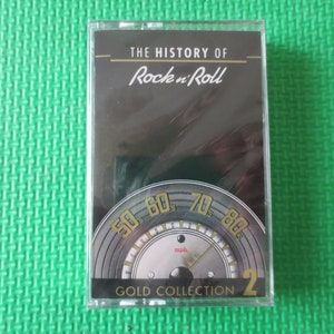 Cassette Tapes, History of ROCK and ROLL, Volume 2, Factory SEALED,  Rock and Roll Tapes, Cassettes, Tape Cassette, Tapes, Cassette Music