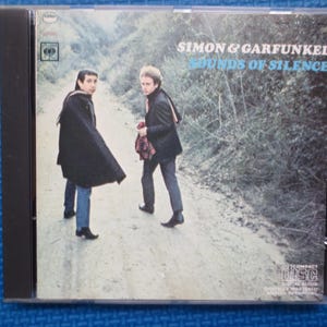 Vintage Cd, SIMON and GARFUNKEL, SOUNDS of Silence, Paul Simon Cd, Garfunkel Cd, Pop Music Cd, Music Cd, Cd Pop Music, Vintage Compact Disc
