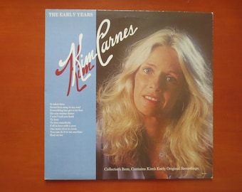 Vintage Records, KIM CARNES Record, The Early Years Lp, Vintage Vinyl, Kim Carnes Vinyl, Vinyl, Vinyl Album, Kim Carnes Album, 1984 Records