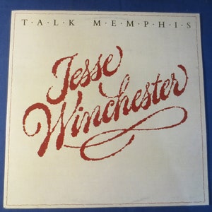 Vintage Record, JESSE WINCHESTER, Talk MEMPHIS, Country Record, Vintage Vinyl, Record Vinyl, Record, Vinyl Record, Vinyl Album, 1981 Records