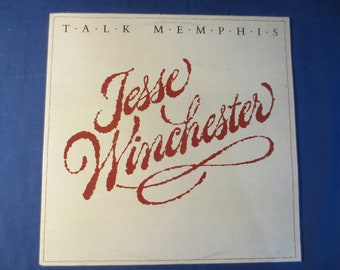 Vintage Jesse Winchester "Talk Memphis" Vinyl Record, 1981