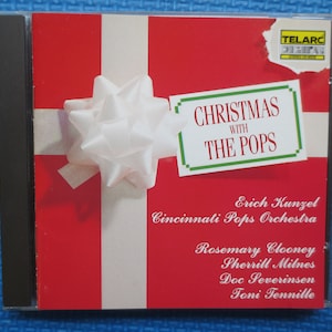 Vintage Cd&#39;s, CHRISTMAS with the POPS, CHRISTMAS Album, Christmas Music Cd, Christmas Cd, Christmas Music, Toni Tennille Cd, Compact Disc
