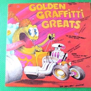 GOLDEN GRAFFITTI GREATS, Novelty Records, Novelty Albums, Childrens Records, Vintage Vinyl, Vinyl Records, lp, Vintage Records, 1976 Records