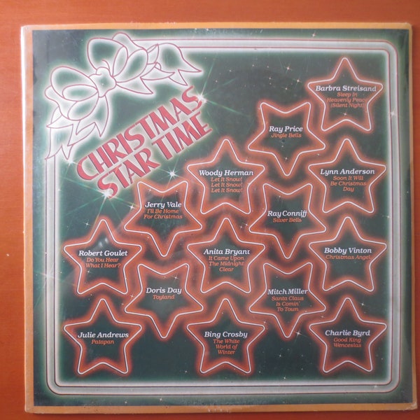 Vintage Records, STAR Time, CHRISTMAS Album, Factory SEALED, Christmas Songs, Christmas Record, Christmas Vinyl, Christmas Lp, 1981 Records