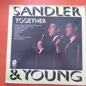 SANDLER and YOUNG, TOGETHER, Pop Album, Vintage Vinyl, Pop Vinyl, Records, Pop Records, Vinyl Record, Vinyl, Vintage Records, 1974 Records