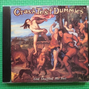 Vintage Cd&#39;s, CRASH TEST DUMMIES, God Shuffles His Feet, Rock Album, Rock Cd, Rock Music Cd, Classic Rock Cds, 1993 Compact Disc