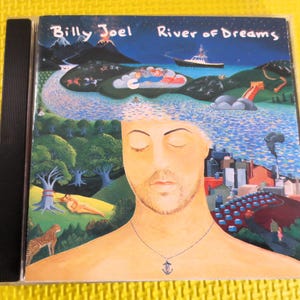 Vintage Cd, BILLY JOEL, River of DREAMS, Billy Joel Cd, Billy Joel Lp, Billy Joel Hit, Billy Joel Music, Billy Joel Album, 1993 Compact Disc