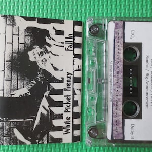 Cassette Tapes, WHITE PICKET FRENZY, Fall In, Alternative Rock, Tape Cassette, Classic Rock Tapes, Rock Cassette, Tapes, Cassette Music