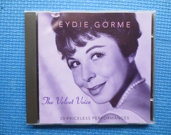 EYDIE GORME, The VELVET Voice, Eydie Gorme Cd, Eydie Gorme Album, Eydie Gorme Songs, Eydie Gorme Music, Cd, Vintage Cd, 1985 Compact Disc