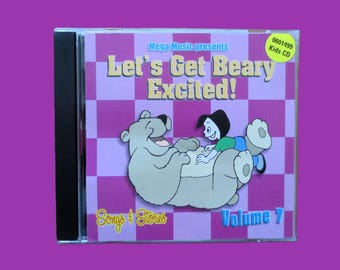 Vintage KIDS SONGS, Let's Get Berry Excited", Songs and Stories, 1995 Compact Disc, Cd