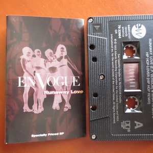 Vintage Cassette, EN VOGUE, RUNAWAY Love, En Vogue Tape, En Vogue Album, Tape Cassette, Rock Cassette, Cassette Rock, Pop Lp, 1993 Cassette