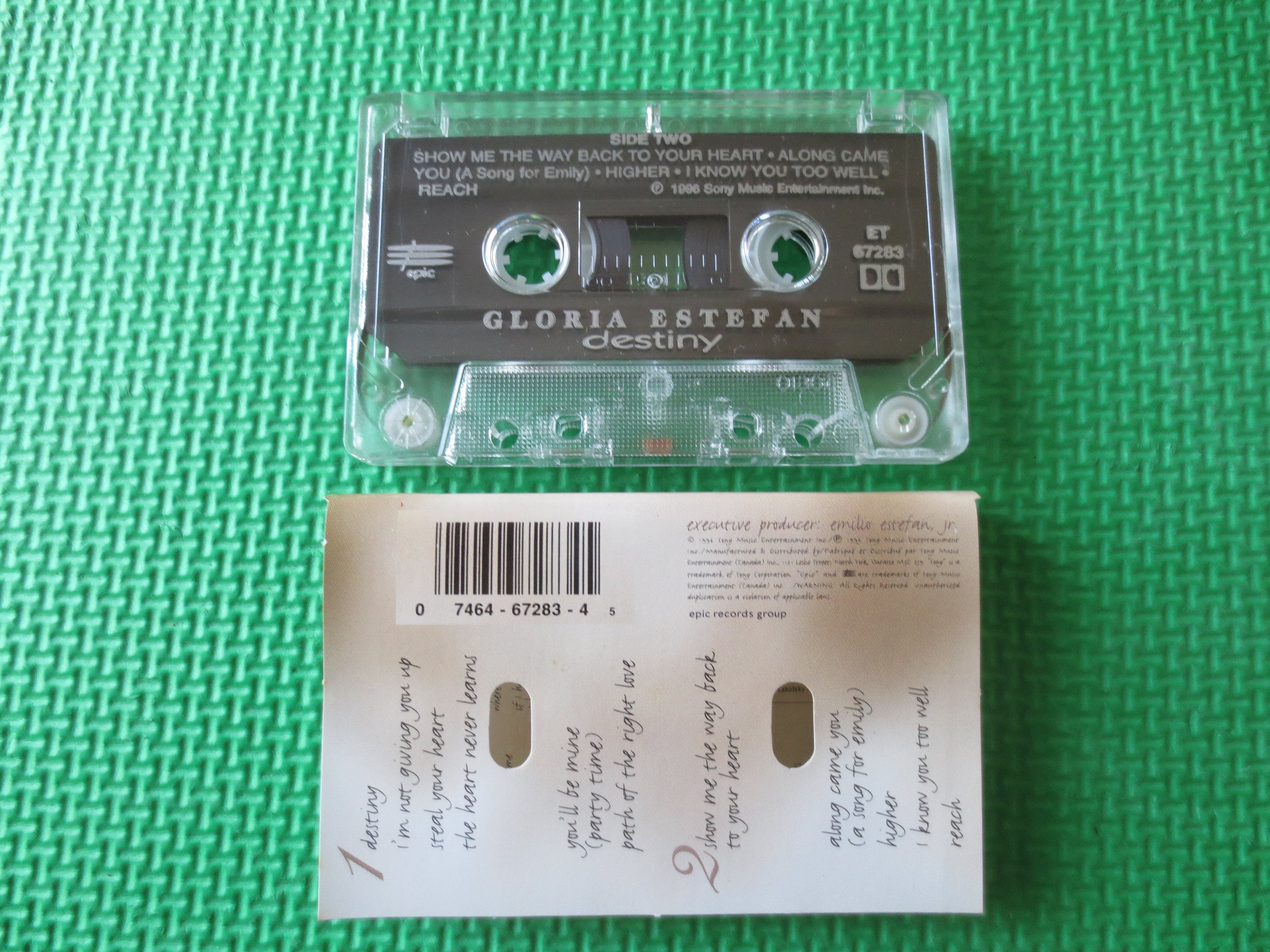 Cassette Tapes GLORIA ESTEFAN DESTINY Gloria Estefan Tape Etsy