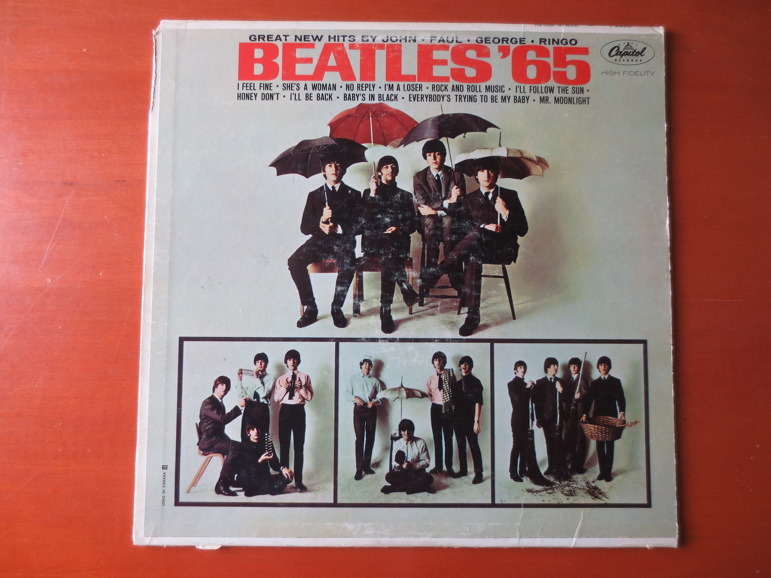 Vintage Records The BEATLES Album BEATLES '65 BEATLES Etsy