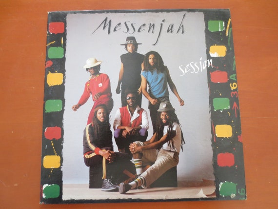 MESSENJAH, SESSION, REGGAE, Vintage Album, 1984 Record, Vinyl Lp