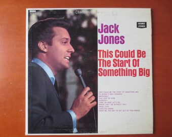 Vintage Jack Jones Vinyl LP: This Could Be the Start of Something Big, 1966