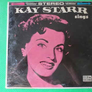 Kay Starr Sings Vinyl LP - 1963 Jazz Album (Factory Sealed)