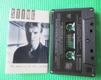 Cassette Tape, STING, DREAM of the TURTLES, Sting Tape, Sting Album, Tape Cassette, Police Cassette, Rock Cassette, Sting lp, Cassette Music