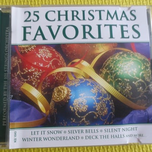 25 FAVORITEN CHRISTMAS, CHRISTMAS Cd, Weihnachtsmusik Cd, Weihnachtslieder Cd, Weihnachtslieder Cd, Weihnachten, Vintage Cd, 2000 Compact Discs