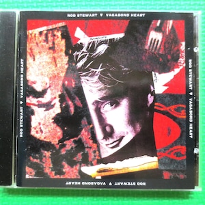 Vintage Cd, ROD STEWART, Vagabond Heart, Rod Stewart Cd, Rod Stewart Lp, Rock Album, Rod Stewart Music, Classic Rock Cd, 1991 Compact Disc