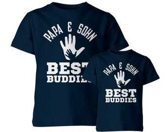 Dad & Son - Best Buddies | Fear Wear T-Shirt's | Handmade | Partner look shirts | Gift Father's Day | birthday | Gift idea | father