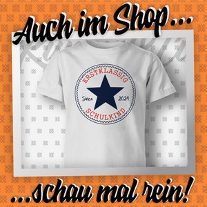 Kinder T-Shirt zum Schulstart / ideales Geschenk zur Einschulung / Für stolze Schulanfänger / T-Shirts für Mädchen Bild 5