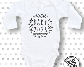 BABYBODY Baby 2025 | Geschenk zur Geburt | werdende Väter | Schwangerschaftsverkündung | Geschenk | Schwangerschaft | Geburt | Baby | Body