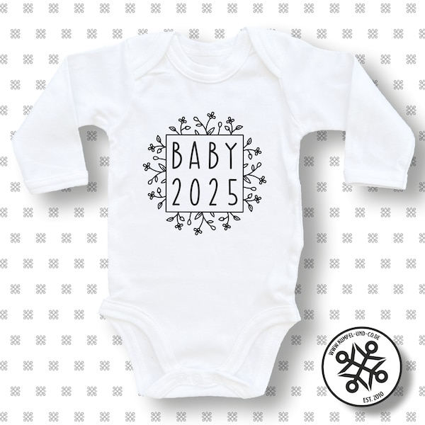 BABYBODY Baby 2025 | Geschenk zur Geburt | werdende Väter | Schwangerschaftsverkündung | Geschenk | Schwangerschaft | Geburt | Baby | Body