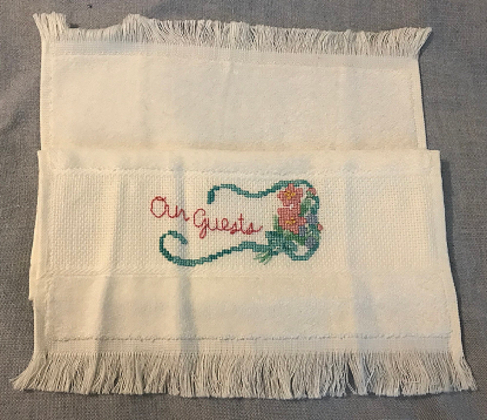 Bathroom Guest Towel Our Guests Fingertip Towel Etsy