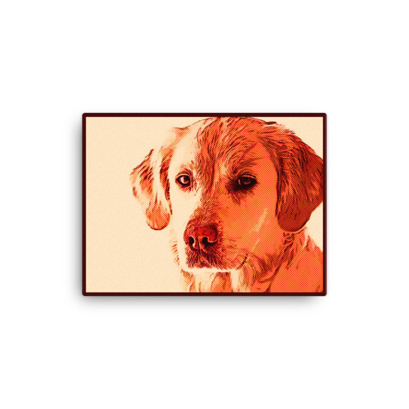 Dog Wall Art Modern Dog Art Canvas Wall Art Dog Art Etsy