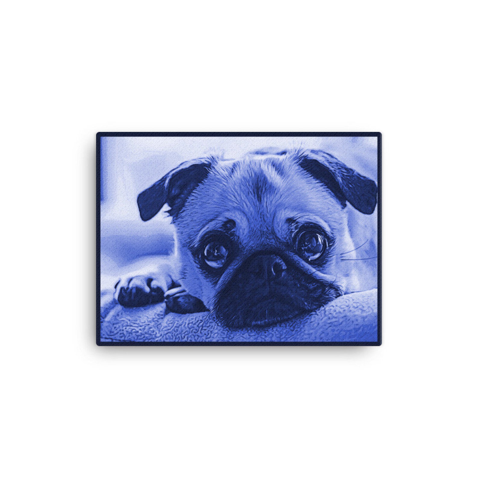 Dog Wall Art Modern Dog Art Canvas Wall Art Dog Art Etsy