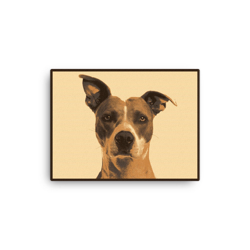 Dog Wall Art Modern Dog Art Canvas Wall Art Dog Art Pop Art Dog Lovers
