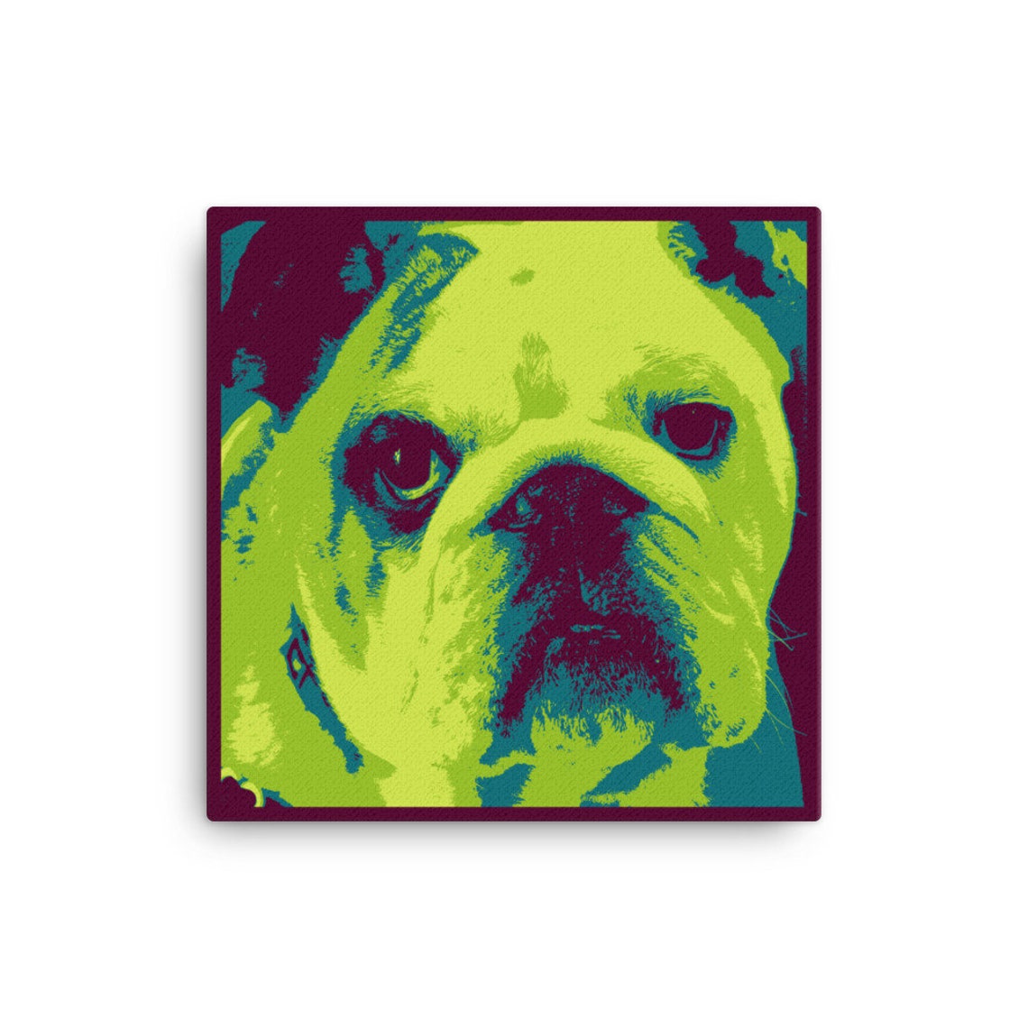 Dog Wall Art Modern Dog Art Canvas Wall Art Dog Art Pop Art Dog Lovers
