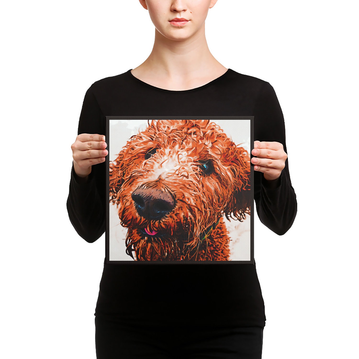 Dog Wall Art Modern Dog Art Canvas Wall Art Dog Art | Etsy