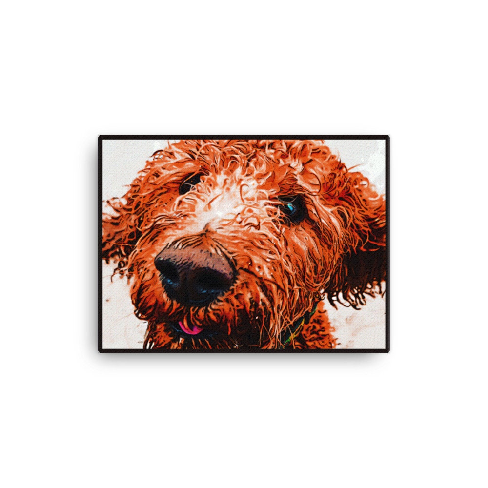 Dog Wall Art Modern Dog Art Canvas Wall Art Dog Art Pop Art Dog Lovers 