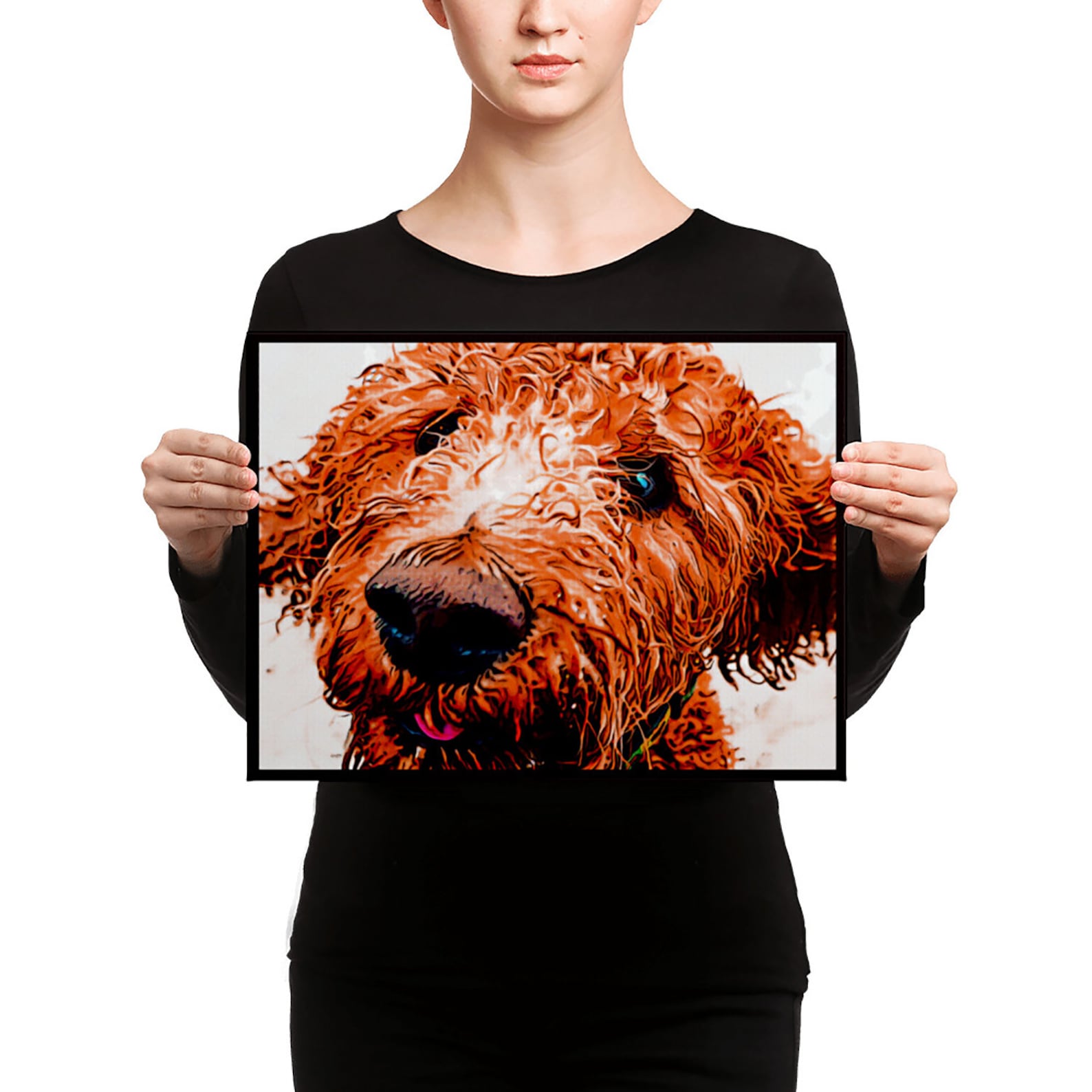 Dog Wall Art Modern Dog Art Canvas Wall Art Dog Art Pop Art Dog Lovers