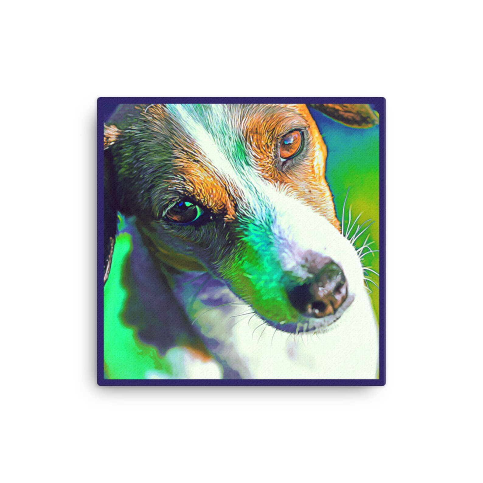Dog Wall Art Modern Dog Art Canvas Wall Art Dog Art Etsy