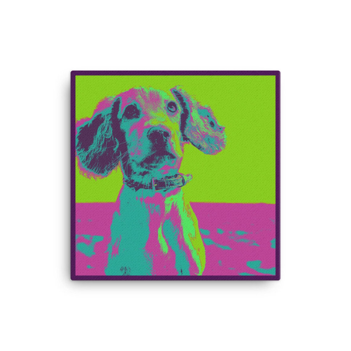 Dog Wall Art Modern Dog Art Canvas Wall Art Dog Art Etsy