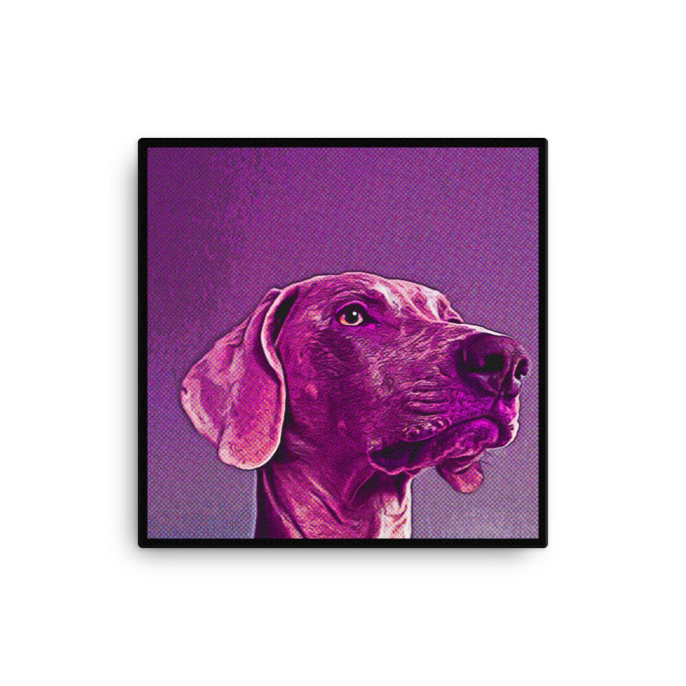 Dog Wall Art Modern Dog Art Canvas Wall Art Dog Art | Etsy