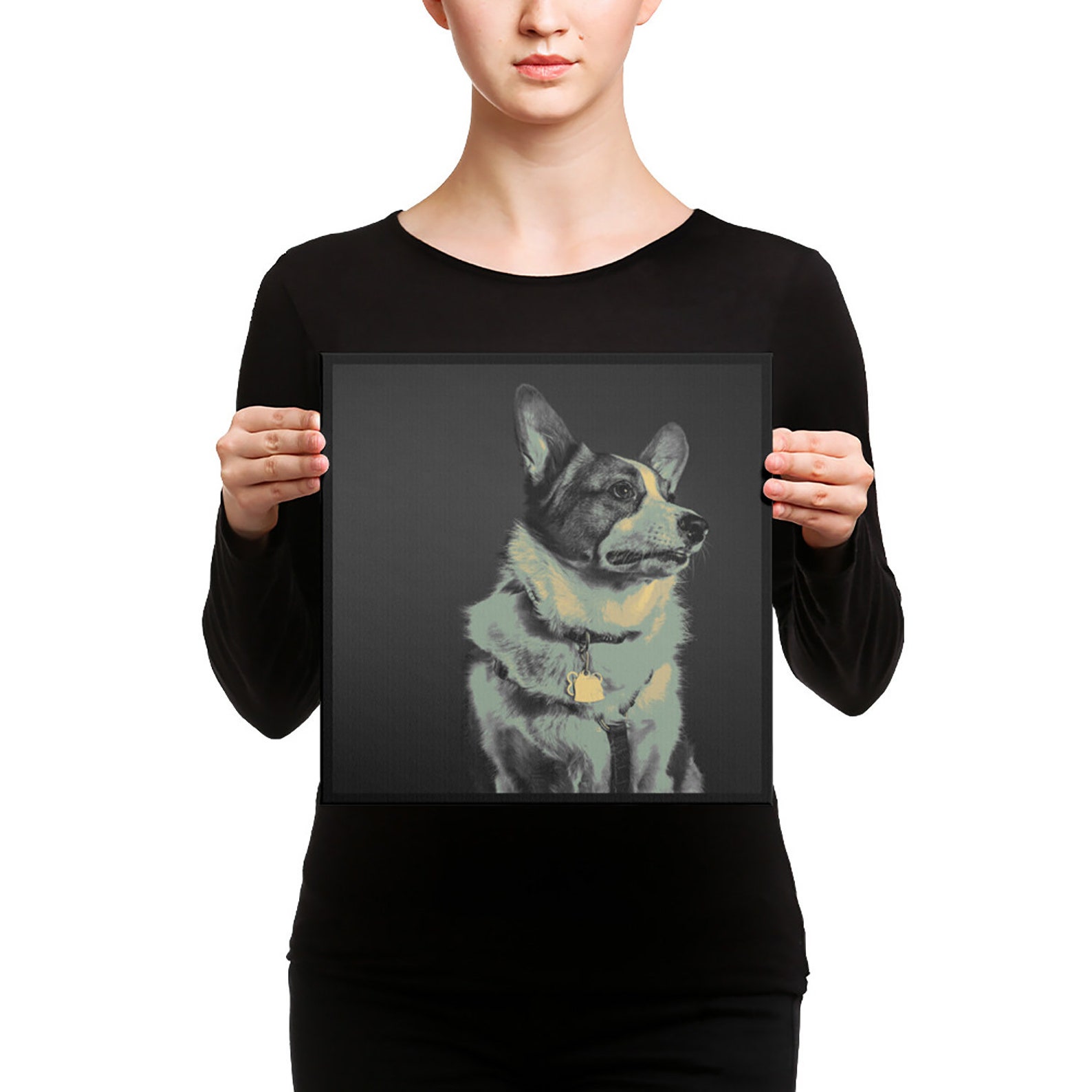 Dog Wall Art Modern Dog Art Canvas Wall Art Dog Art Pop Art Dog Lovers