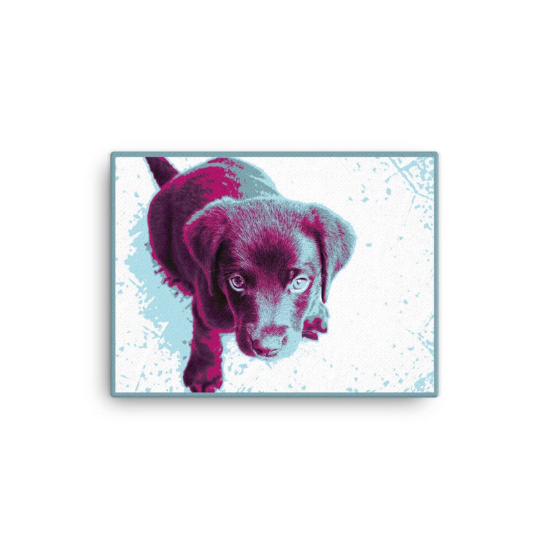 Dog Wall Art Modern Dog Art Canvas Wall Art Dog Art Etsy