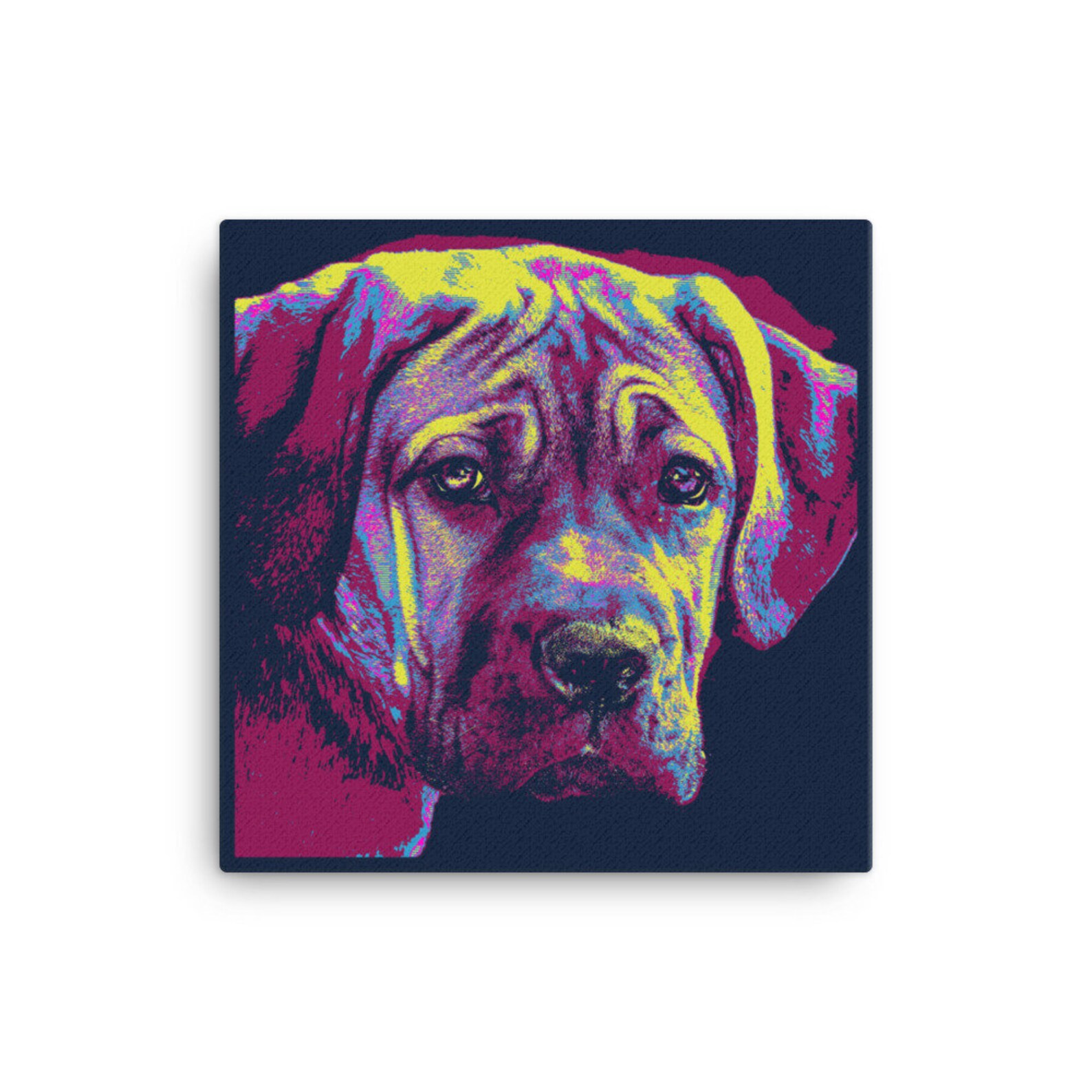 Dog Wall Art Modern Dog Art Canvas Wall Art Dog Art Pop Art Dog Lovers