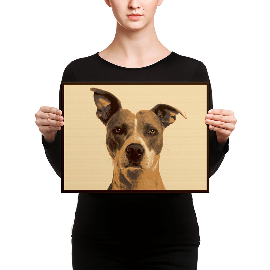 Dog Wall Art Modern Dog Art Canvas Wall Art Dog Art Pop Art Dog Lovers