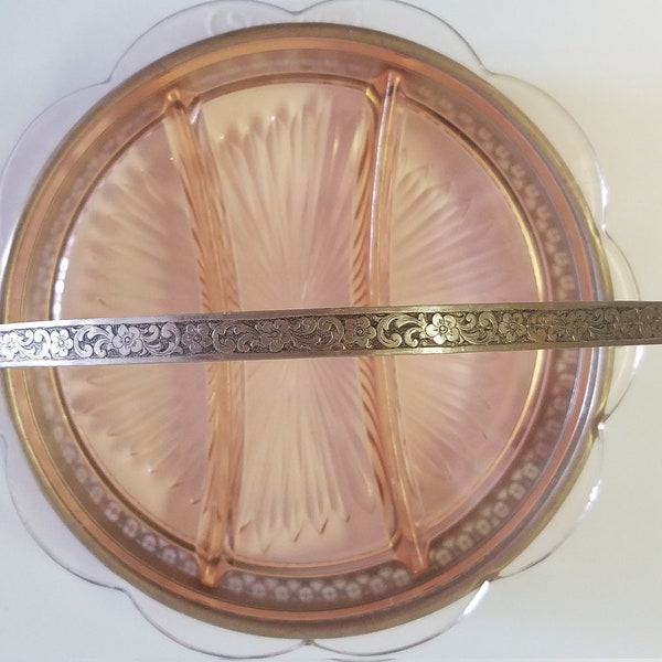 Glass Relish Tray Etsy