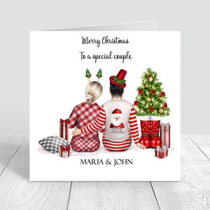 Personalised Christmas Card Boyfriend / Partner / Girlfriend / Christmas Gifts Xmas Present Husband Wife Handmade Christmas Card 288
