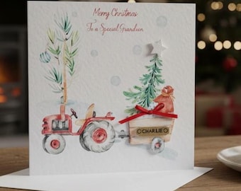 Personalised Christmas Card Son Daughter Grandson - View #9