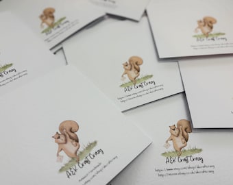Personalised First Christmas Card - Son, Daughter, Granddaughter, Grandson, Niece - Bear & Bunny