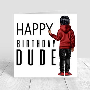 Personalised Boys Birthday Card, Boys Happy Birthday Card, Son, Grandson, 5th, 8th, 12th, 13th,Teen Boy Birthday Card Handmade 1521