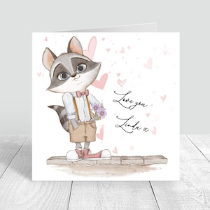Biglietto anniversario personalizzato fatto a mano, biglietto ti amo, biglietto speciale anniversario coppia per uomini e donne, marito, moglie, partner 1101